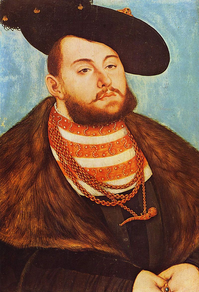 Jean-Frdric Ier de Saxe - par Lucas Cranach l'Ancien - 1531